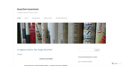 Desktop Screenshot of buecherrezension.com